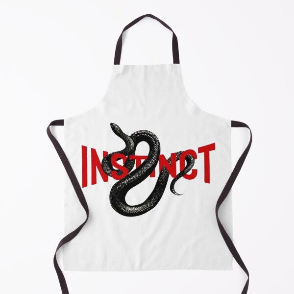 Item preview, Instinct Black Snake Red Typography Graphic designed and sold by SarvynStudio.