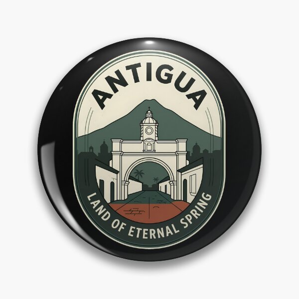 Item preview, Antigua Guatemala Santa Catalina Arch Vintage Travel Emblem designed and sold by k3rstman1.