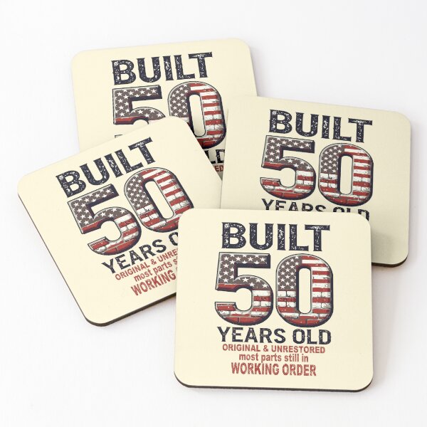 Item preview, Built 50 Years Ago - All Parts Original Gifts 50th Birthday designed and sold by giftfromheart.
