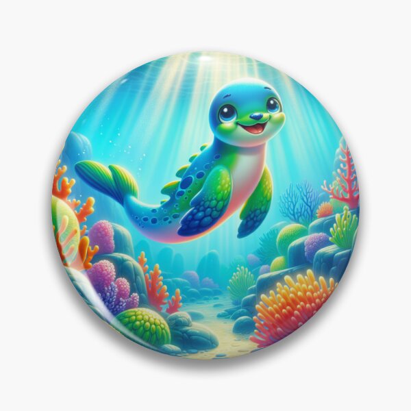 Item preview, A CARTOON SEA CREATURE designed and sold by Catalina Kate.