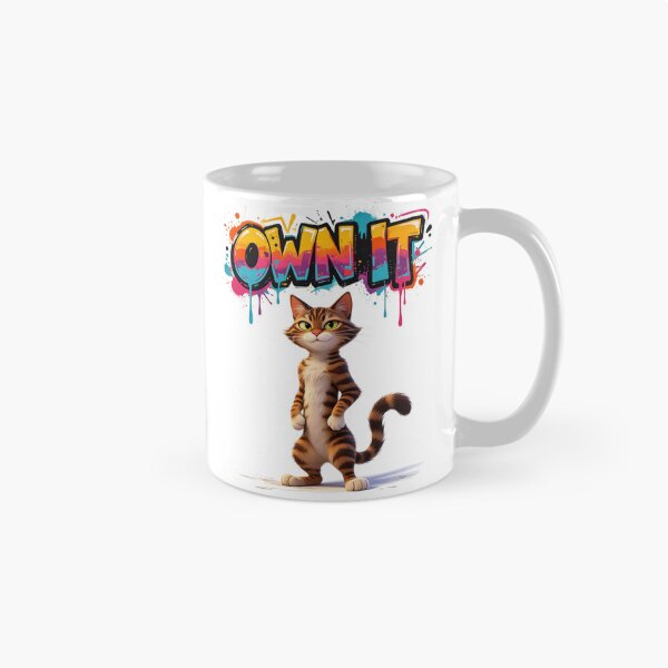 Item preview, Own It Cat Authentic Style designed and sold by LINSSEX Style • Urban & Sport Streetwear.
