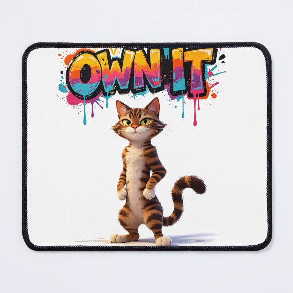 Item preview, Own It Cat Authentic Style designed and sold by LINSSEX Style • Urban & Sport Streetwear.