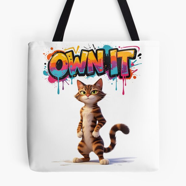 Item preview, Own It Cat Authentic Style designed and sold by LINSSEX Style • Urban & Sport Streetwear.