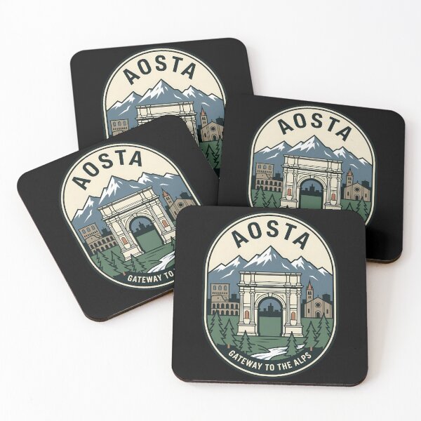 Item preview, Aosta Italy Vintage Travel Emblem Alpine Badge designed and sold by k3rstman1.