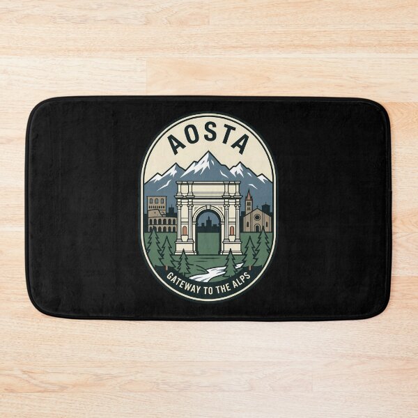 Item preview, Aosta Italy Vintage Travel Emblem Alpine Badge designed and sold by k3rstman1.