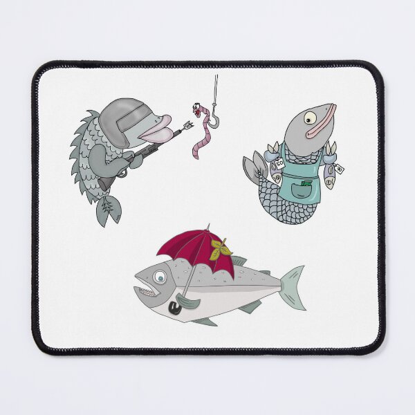 Item preview, Funny Fish with Attitude Sticker Pack | Quirky Witty Animals Meme designed and sold by MyxaART.