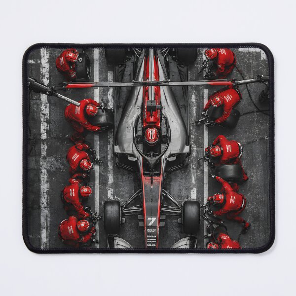Item preview, Formula Racing Pit Stop Wall Art – Motorsport Garage Decor for Racing Fans designed and sold by DimoraGutyz.