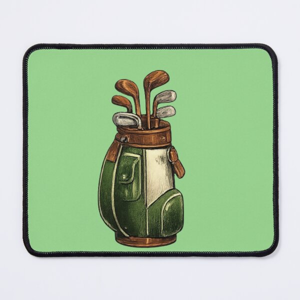 Item preview, Detailed Vintage Golf Bag Illustration designed and sold by NoRestDesigns.