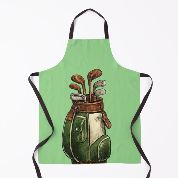 Item preview, Detailed Vintage Golf Bag Illustration designed and sold by NoRestDesigns.