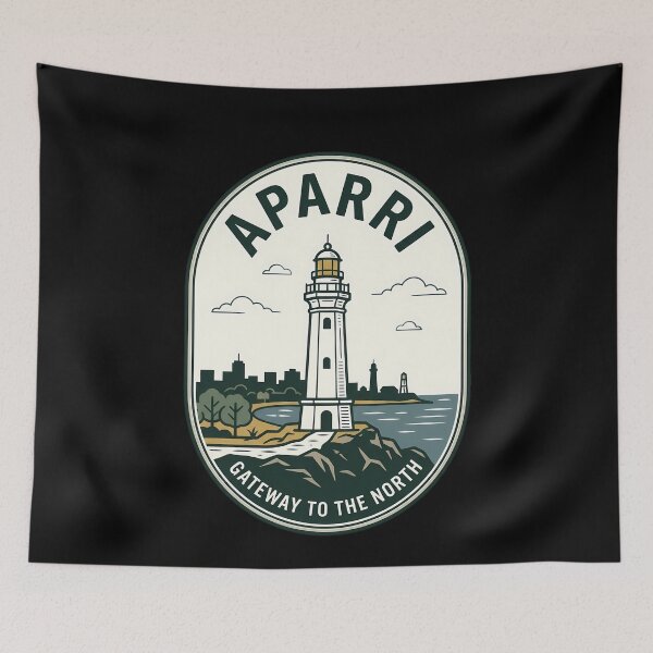 Item preview, Aparri Philippines Lighthouse Vintage Travel Emblem designed and sold by k3rstman1.