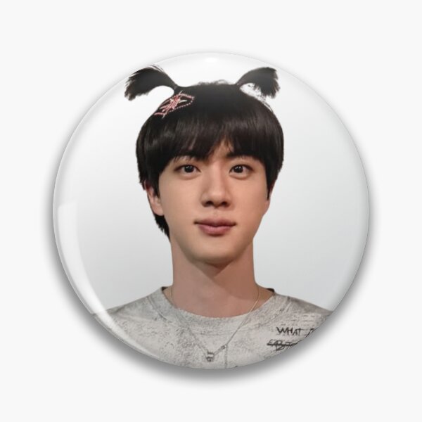 Item preview, Cute Jin from BTS in pigtails designed and sold by junkyartist.