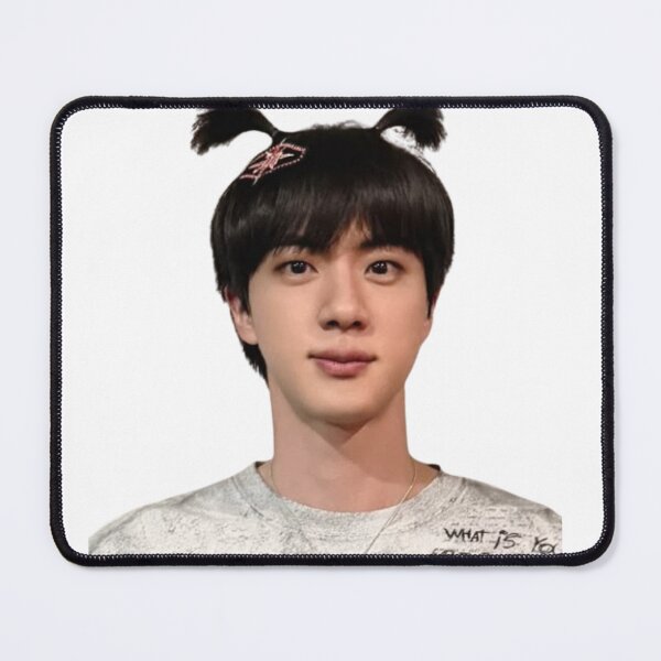 Item preview, Cute Jin from BTS in pigtails designed and sold by junkyartist.