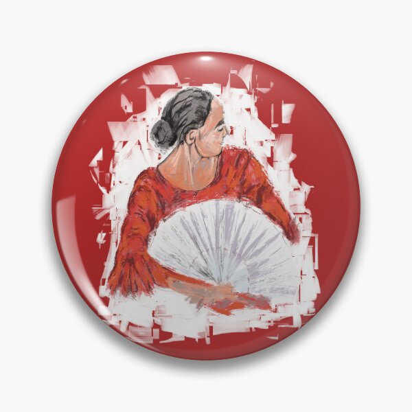 Item preview, Flamenco Fan – expressive hand‑drawn dance illustration designed and sold by WorldOFaMillion.