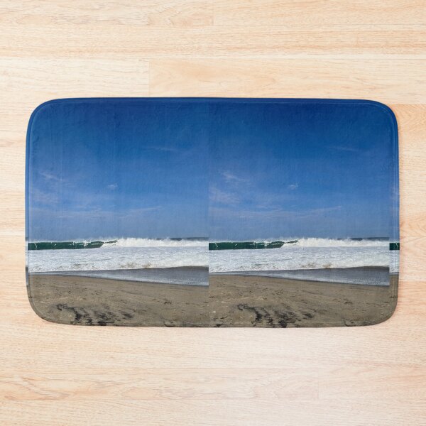 Item preview, Breaking emerald green wave on the foamy beach designed and sold by Art of Momenz.