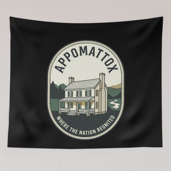Item preview, Appomattox Court House Vintage Travel Emblem designed and sold by k3rstman1.