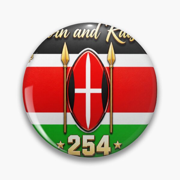 Item preview, Kenya Born and Raised Flag Map designed and sold by Igrowlab254.