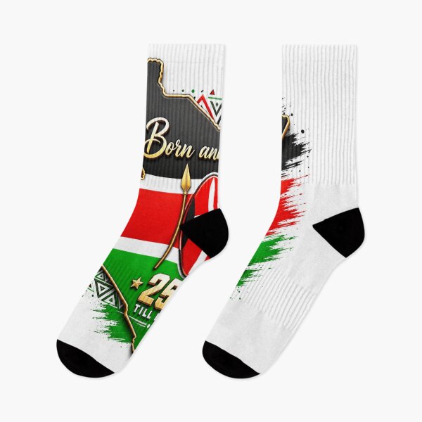 Item preview, Kenya Born and Raised Flag Map designed and sold by Igrowlab254.