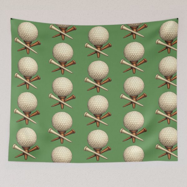 Item preview, Vintage Tee and Golf Ball Design designed and sold by NoRestDesigns.