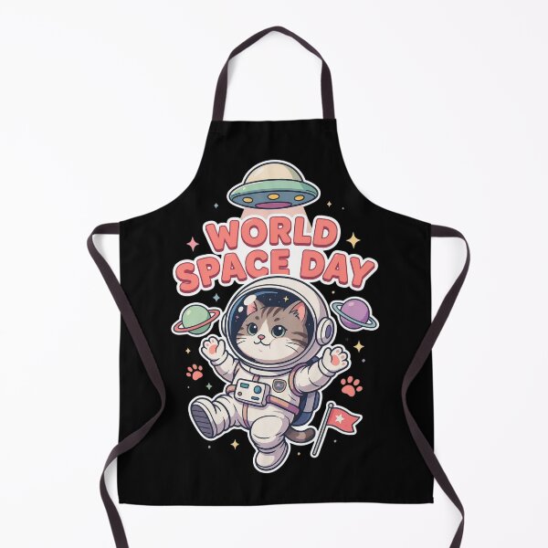 Item preview, World Space Day Kawaii Cat Astronaut — Cute Space Cat UFO Planet T-Shirt V3 designed and sold by DarylWelsh2024.