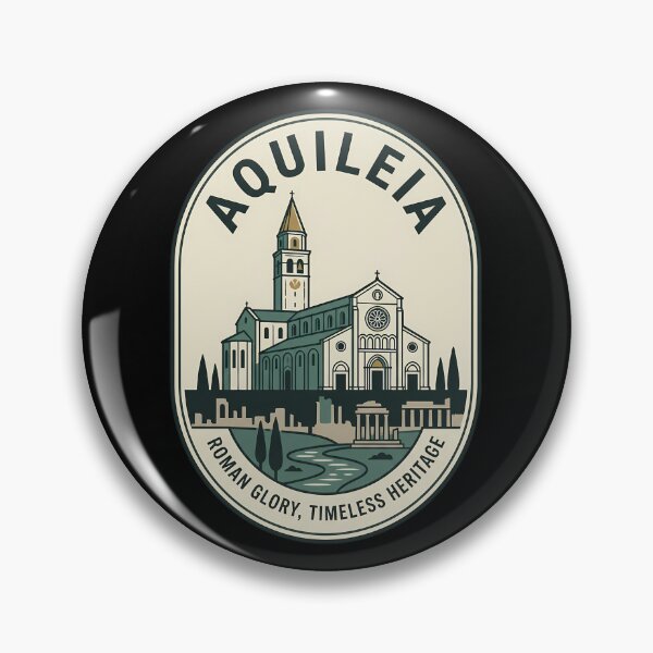 Item preview, Aquileia Italy Roman Glory Vintage Travel Emblem designed and sold by k3rstman1.
