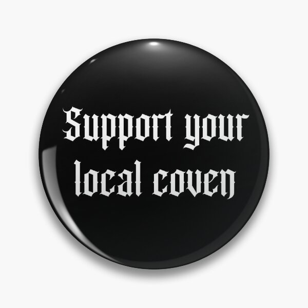 Item preview, Support your local coven designed and sold by Knittyruby.