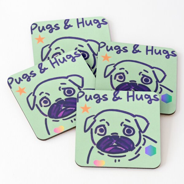 Item preview, Pugs and Hugs designed and sold by CaliGirlTreasur.