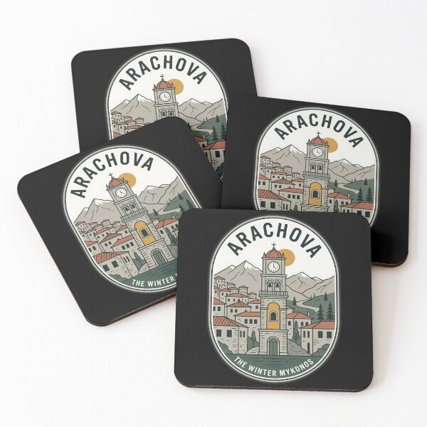 Item preview, Arachova Greece Vintage Travel Emblem designed and sold by k3rstman1.