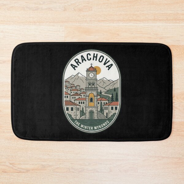 Item preview, Arachova Greece Vintage Travel Emblem designed and sold by k3rstman1.