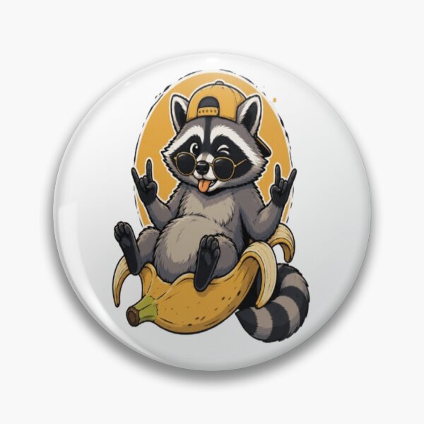 Item preview, Funny Cool Raccoon Cartoon T-Shirt designed and sold by northpeakshop.