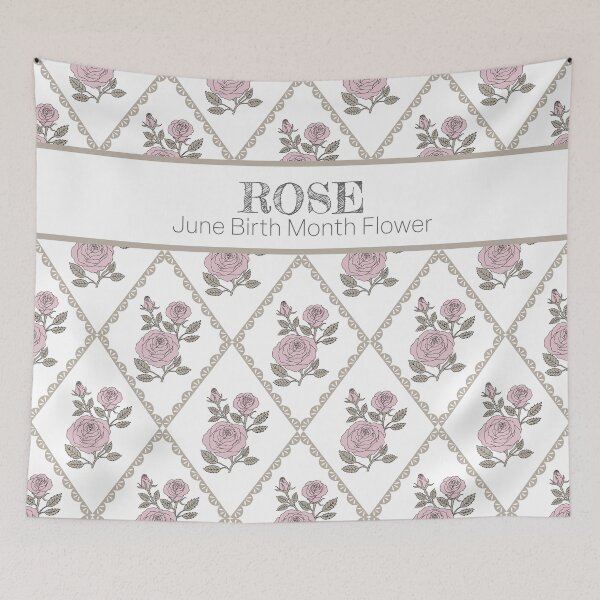 Item preview, rose Flower Pattern | Vintage Botanical Cottagecore Floral Design designed and sold by storieslanguage.