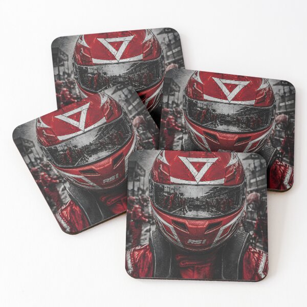 Item preview, Red Racing Helmet Pit Lane Motorsport Aesthetic Design for Racing Fans designed and sold by DimoraGutyz.