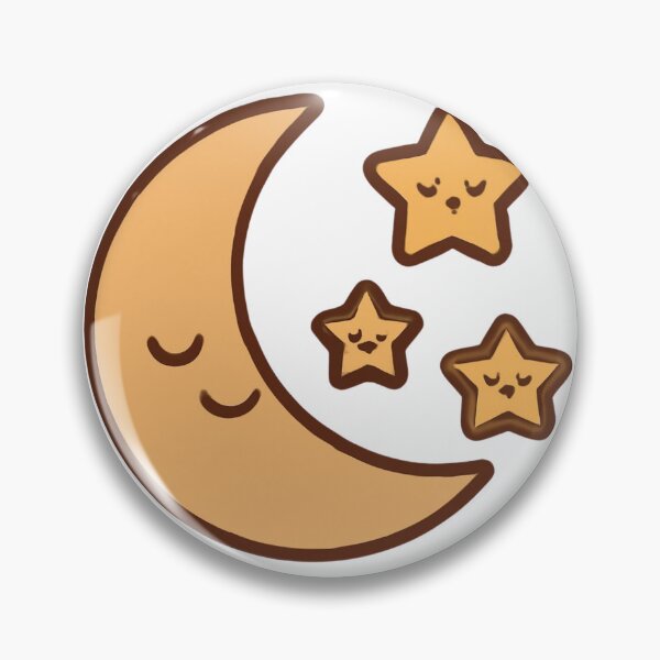 Item preview, Sleeping Moon and Three Stars designed and sold by LumatoneStudio.