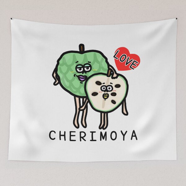 Item preview, Cute I LOVE CHERIMOYA designed and sold by kanaehonkawa.