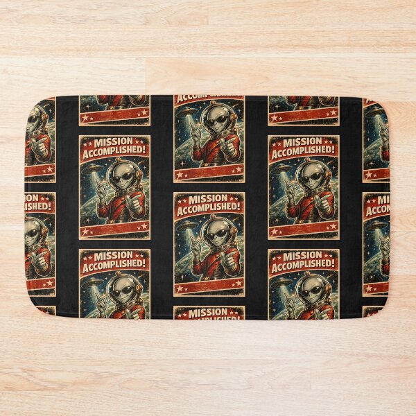 Item preview, Vintage Sci Fi UFO Mission Alien Poster designed and sold by Genius Geek.