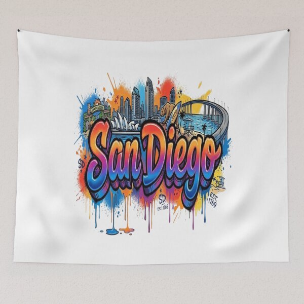 Item preview, San Diego Graffiti Street Art designed and sold by GraffiCity.