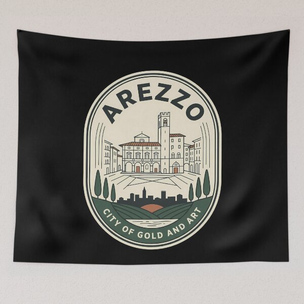 Item preview, Arezzo Italy Vintage Travel Emblem Tuscany designed and sold by k3rstman1.
