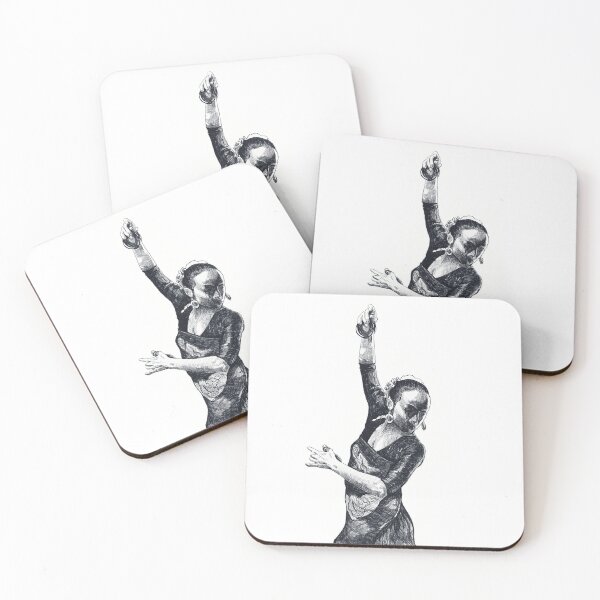 Item preview, Flamenco Dancer – expressive hand‑drawn black‑and‑white sketch designed and sold by WorldOFaMillion.