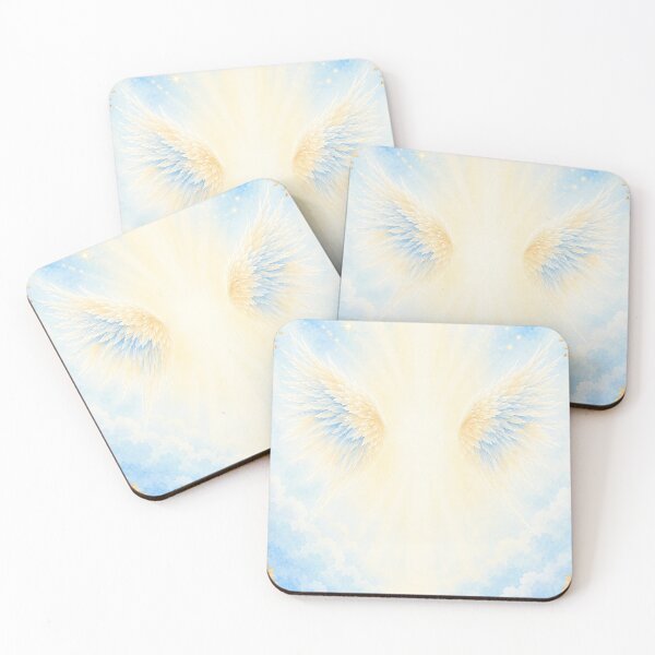 Item preview, Golden Light Angel Wings Celestial Art designed and sold by AngelLighthouse.