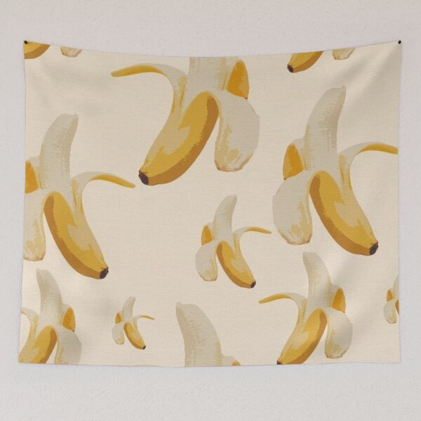 Item preview, Cute Peeled Banana Seamless Pattern designed and sold by LYAN-STORE.