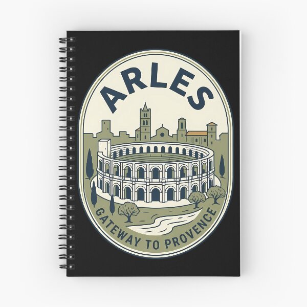 Item preview, Arles France Roman Arena Vintage Travel Emblem designed and sold by k3rstman1.
