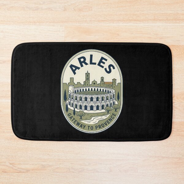 Item preview, Arles France Roman Arena Vintage Travel Emblem designed and sold by k3rstman1.