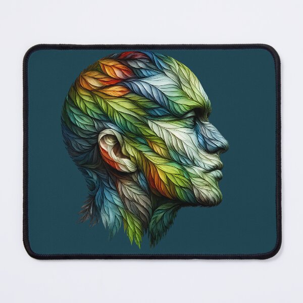 Item preview, Leaf Portrait Illustration designed and sold by Ambroa Stuff.