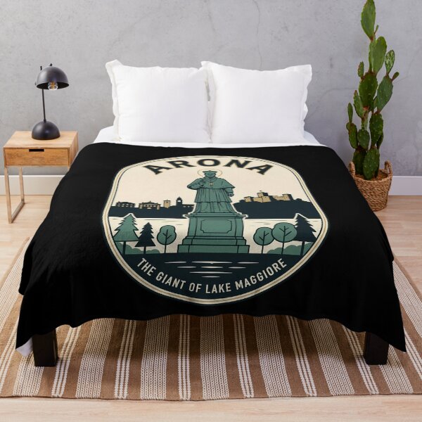 Item preview, Arona Italy Sancarlone Statue Vintage Travel Emblem designed and sold by k3rstman1.