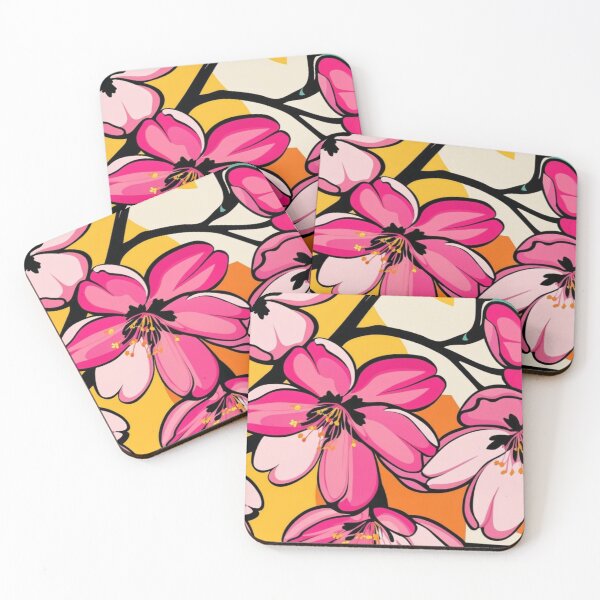 Item preview, Vibrant Pink Cherry Blossom Pop Art Design designed and sold by LYAN-STORE.