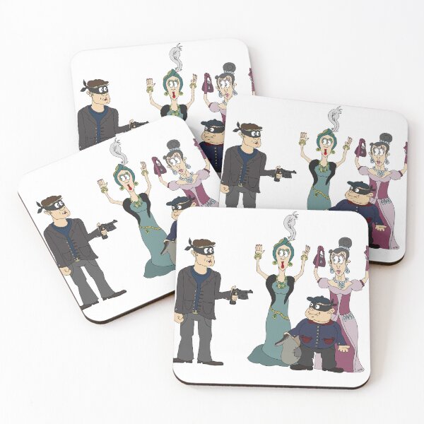 Item preview, Time to Gather Stones Vintage Robbery Cartoon | Funny Sarcastic Art designed and sold by MyxaART.