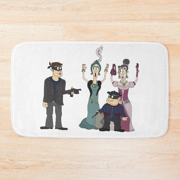Item preview, Time to Gather Stones Vintage Robbery Cartoon | Funny Sarcastic Art designed and sold by MyxaART.