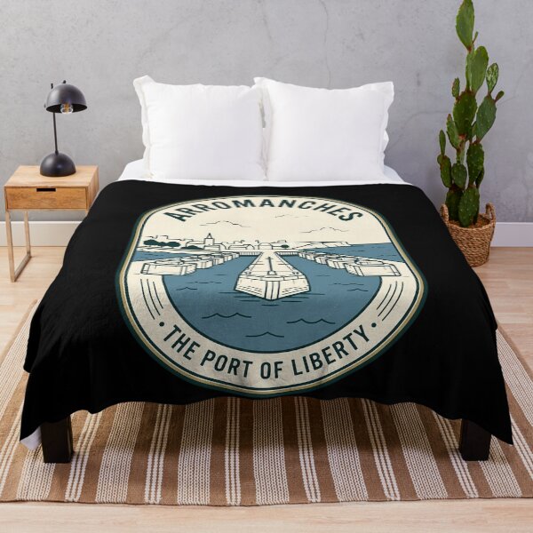 Item preview, Arromanches Normandy France Vintage Travel Emblem designed and sold by k3rstman1.