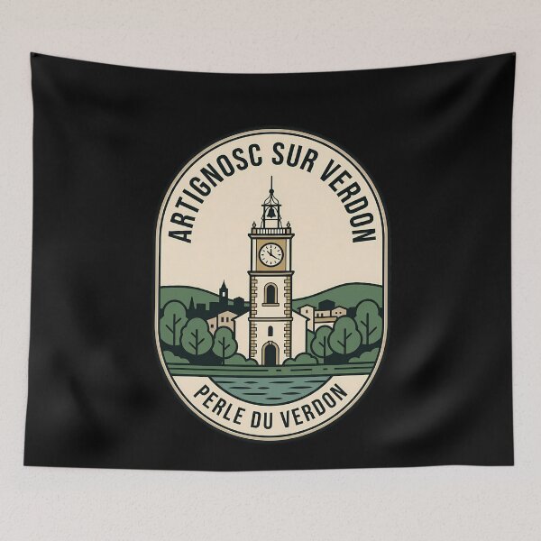 Item preview, Artignosc Sur Verdon Vintage Travel Emblem designed and sold by k3rstman1.