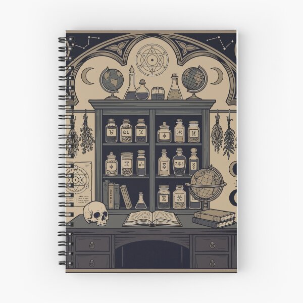 Item preview, Mystical Alchemist Study Room Dark Academia Aesthetic designed and sold by Eldaz.