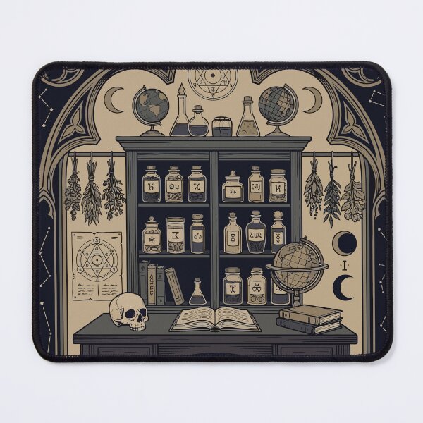 Item preview, Mystical Alchemist Study Room Dark Academia Aesthetic designed and sold by Eldaz.